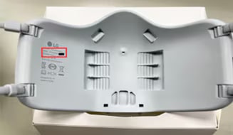 口罩型空氣清淨機本體內側 