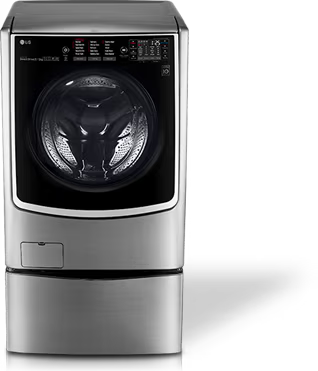 LG ThinQ變頻滾筒洗衣機。