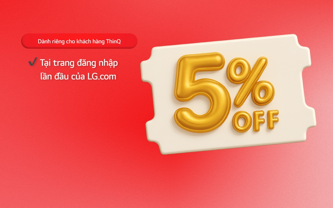 ThinQ member 5% off 