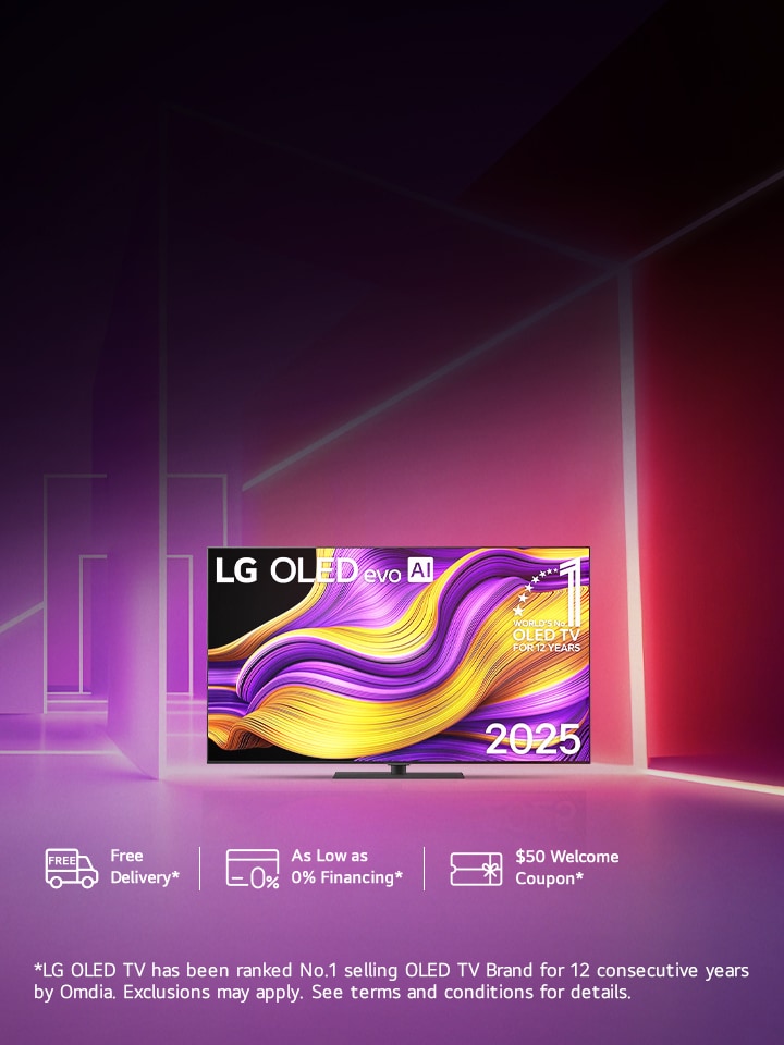 Feel the action in OLED: Save 5% off LG OLED TVs