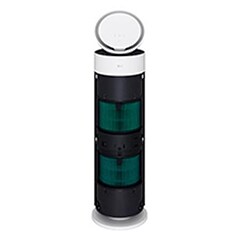 Le filtre en V à l’intérieur du PuriCare AeroBooster de LG est installé.