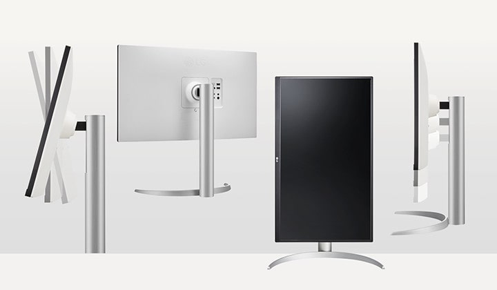 Ergonomisches Design, dass sich neigen, drehen und in der Höhe verstellen lässt.