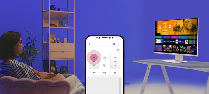 Avec l’appli ThinQ, vous pouvez utiliser les fonctionnalités de la télécommande.