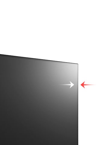 Moniteur au design sans bordures.	