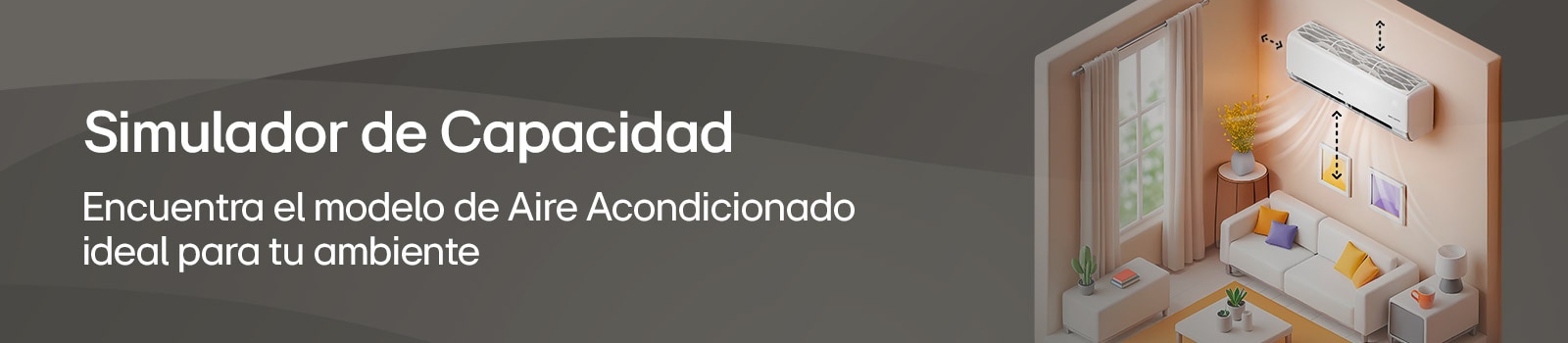 Simulador de Aire Acondicionado LG, encuentra el modelo ideal para tu ambiente