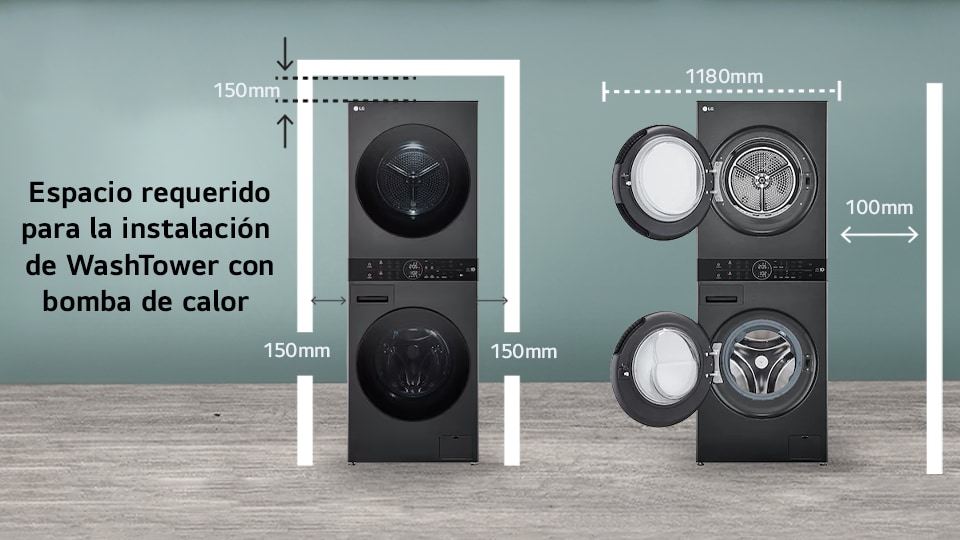 Dimensiones WashTower