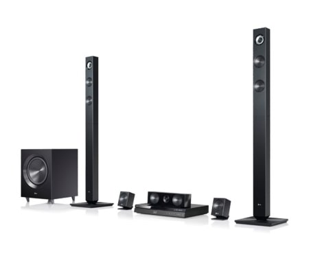 LG 5.1 kanálový 3D Blu-ray systém domácího kina, Smart TV, hudební výkon 1100W, USB direct ripping, vestavěná WiFi, WiFi Direct, BH7420P