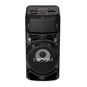 LG XBOOM ON5 Audio systém, pohled zepředu s červeným podsvícením, ON5, thumbnail 2