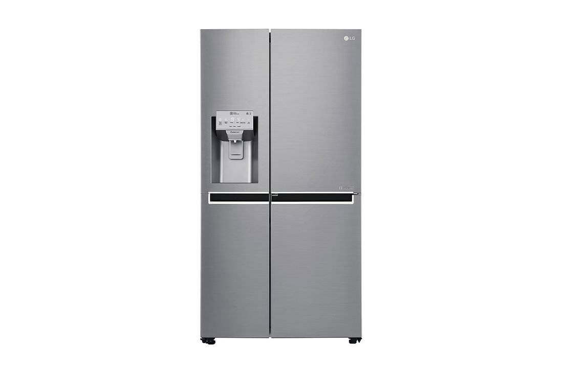 LG Americká chladnička | Door-in-Door™ | F | Hrubý objem 668 l | 431 kWh/rok | LG Lineární invertorový kompresor | LG Total No Frost | Multi-Air Flow™ | Vnější LED displej | Nápojový automat | Pure N Fresh™, GSJ960PZBZ
