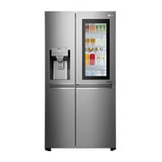 LG Americká chladnička | InstaView Door-in-Door™ | F | Hrubý objem 675 l | 431 kWh/rok | LG Lineární invertorový kompresor | LG Total No Frost | Multi-Air Flow™ | Nápojový automat | Pure N Fresh™ | ThinQ™ + WiFi, GSX961NSAZ, thumbnail 1