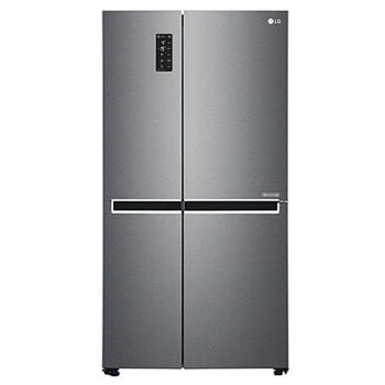 Americká chladnička | F | Hrubý objem 687 l | 435 kWh/rok | LG Lineární invertorový kompresor | LG Total No Frost | Multi-Air Flow™ | Vnější LED displej1