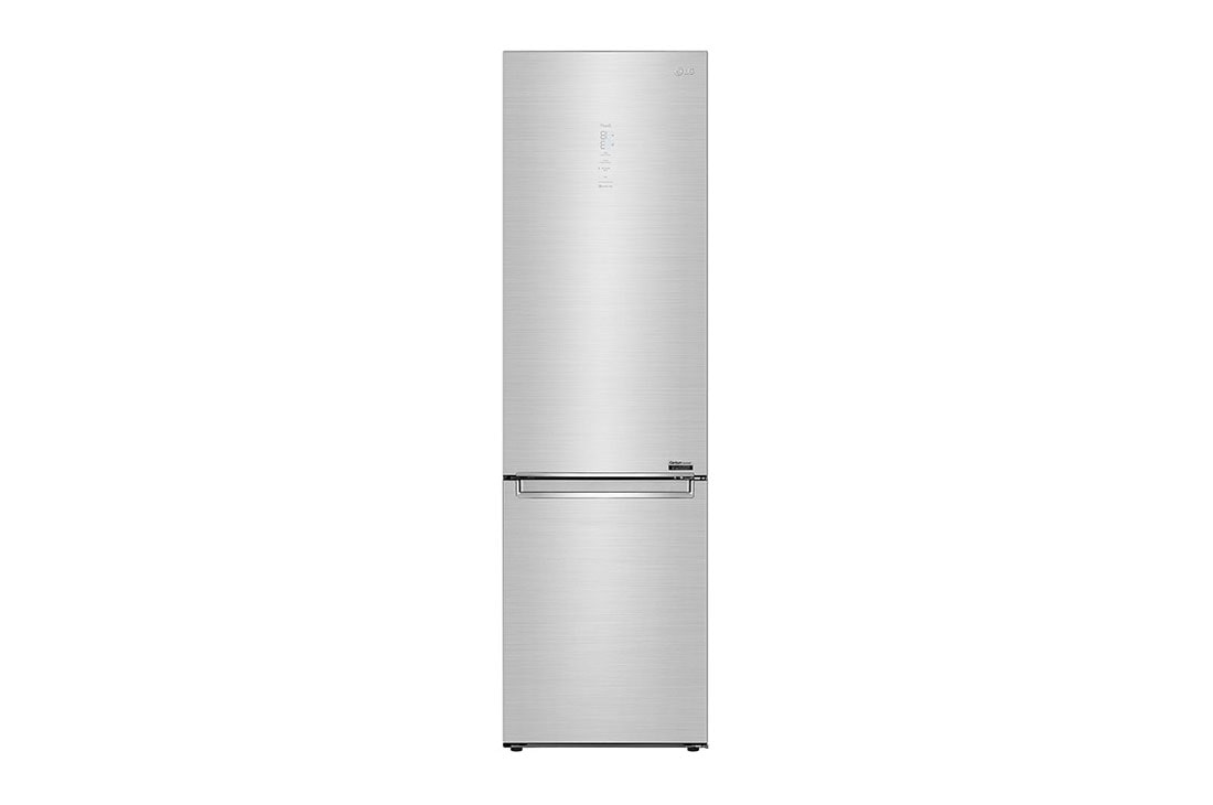 LG Kombinovaná chladnička | D | Hrubý objem 419 l | 200 kWh/rok | LG Lineární invertorový kompresor | LG Total No Frost | DoorCooling+™ | Vnější LCD displej | ThinQ™ + WiFi ﻿, GBB92STAXP
