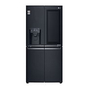 LG Americká chladnička | InstaView Door-in-Door™ | F | Hrubý objem 570 l | 394 kWh/rok | LG Lineární invertorový kompresor | LG Total No Frost | Multi-Air Flow™ | Nápojový automat | Pure N Fresh™ | ThinQ™ + WiFi ﻿, GMX844MCKV, thumbnail 2
