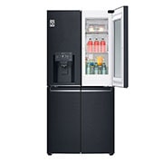 LG Americká chladnička | InstaView Door-in-Door™ | F | Hrubý objem 570 l | 394 kWh/rok | LG Lineární invertorový kompresor | LG Total No Frost | Multi-Air Flow™ | Nápojový automat | Pure N Fresh™ | ThinQ™ + WiFi ﻿, GMX844MCKV, thumbnail 5