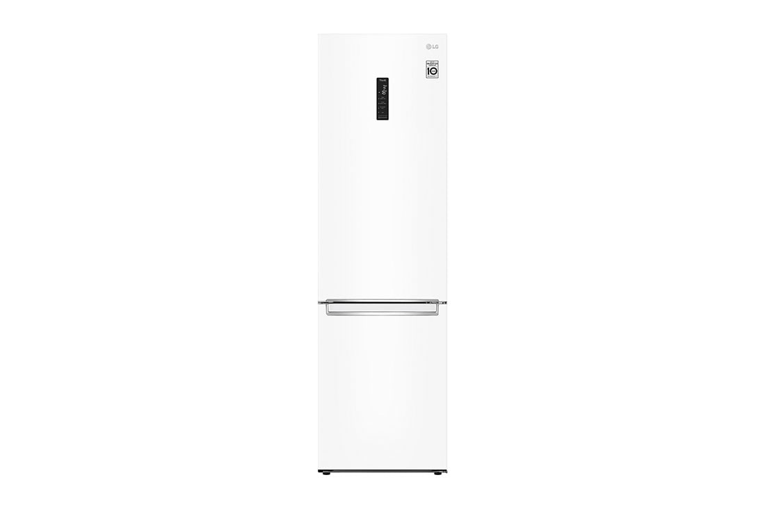 LG ﻿Kombinovaná chladnička | D | Hrubý objem 419 l | 215 kWh/rok | LG Smart invertorový kompresor | LG Total No Frost | DoorCooling+™ | Vnější LED displej | LG ThinQ + WiFi, GBB62SWFGN, GBB62SWFGN