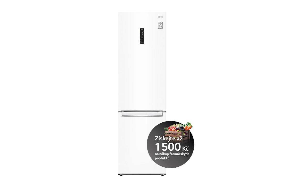 LG ﻿Kombinovaná chladnička | C | Hrubý objem 419 l | 172 kWh/rok | LG Lineární invertorový kompresor | LG Total No Frost | DoorCooling+™ | Vnější LED displej | LG ThinQ + WiFi , GBB72SWVGN, GBB72SWUCN