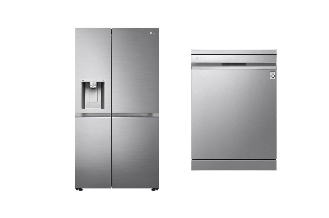 LG KUCHYŇSKÝ SET  | Americká chladnička GSLV90PZAE + Myčka na nádobí DF425HSS, KITCHEN11