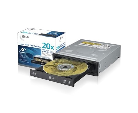 LG Interní DVD mechanika LG podporující zápis i čtení všech běžných CD a DVD formátů. Připojení přes SATA rozhraní. Mechanika je vybavena funkcí SecurDisc a technologií LightScribe, pro popis médií., GH20LS15