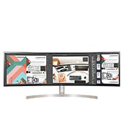 LG 49'' | UltraWide™ zakřivený monitor | 32:9 | Dual QHD | IPS Displej | HDR 10 | USB Type-C , 49WL95C-W, thumbnail 2