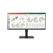 LG 34'' monitor UltraWide™ QHD, pohled zepředu, 34BN770-B, thumbnail 1