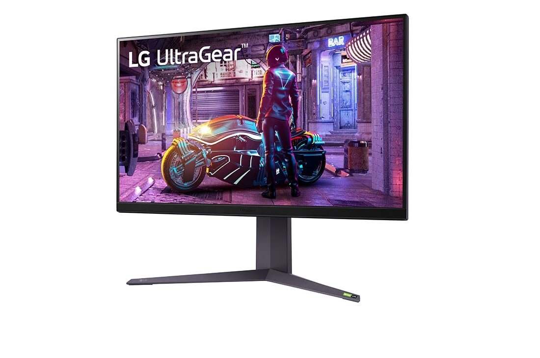 LG 31.5'' LG UltraGear herní monitor s IPS displejem., Boční pohled z +15 stupňů, 32GQ850-B, thumbnail 15