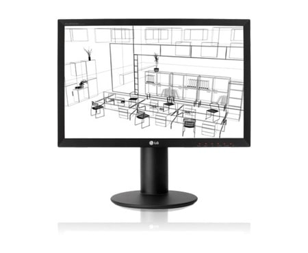 LG 22'' monitor s rozlišením 1680x1050 a poměrem stran 16:10, W2220P