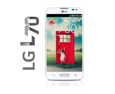 LG L70 - 4,5'' TFT IPS displej, 4GB paměť, 1,2GHz CPU, DUAL CORE Qualcomm® Snapdragon™ 200, MicroSD až 32GB, 5 MPx fotoaparat, 2100 MAH Baterie, NFC, D320N