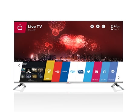 LG 70'' LG SMART TV Cinema 3D LED TV, WEBOS, FULL HD, MCI 500, Wi-Fi, DVB-T2, HBB TV, web prohlížeč, Miracast/WiDi, 70LB650V