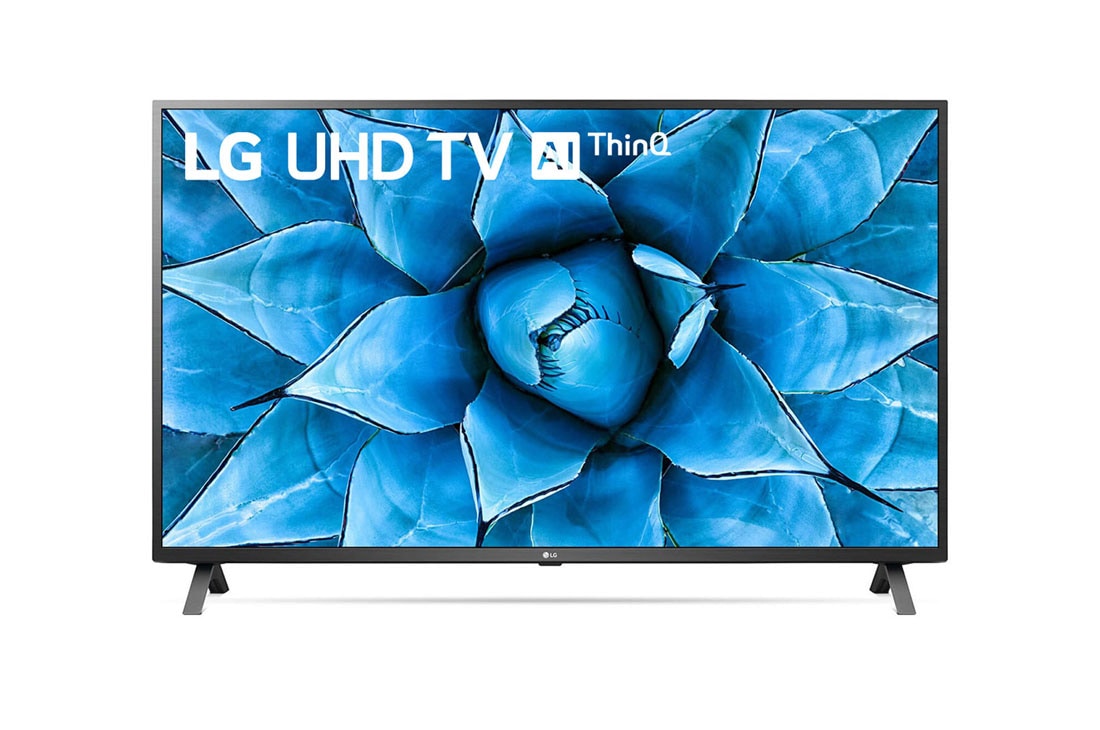 LG 55'' LG UHD TV, webOS Smart TV, přední pohled s obrázkem, 55UN7300