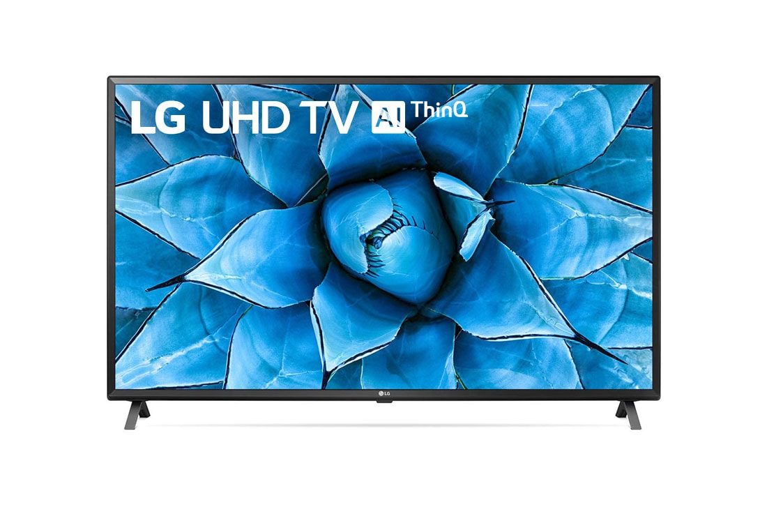 LG 49'' LG UHD TV, webOS Smart TV, přední pohled s obrázkem, 49UN7300