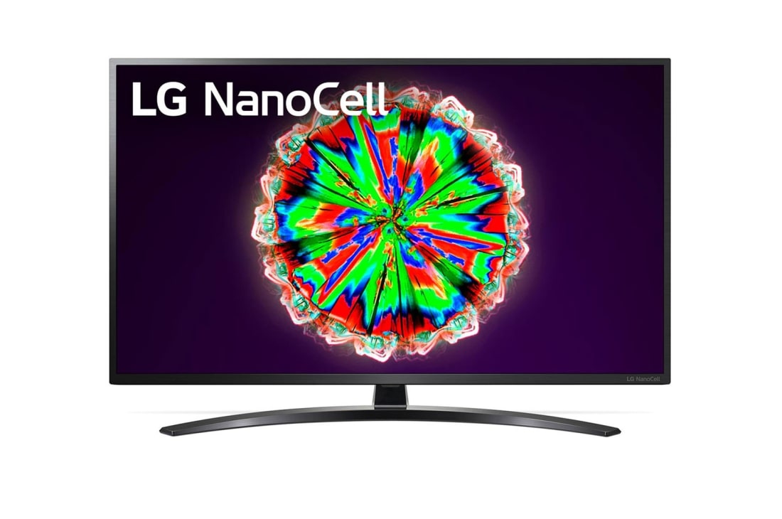 LG 65'' LG NanoCell TV, webOS Smart TV, přední pohled s obrázkem, 65NANO79