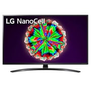 LG 55'' LG NanoCell TV, webOS Smart TV, přední pohled s obrázkem, 55NANO79, thumbnail 1