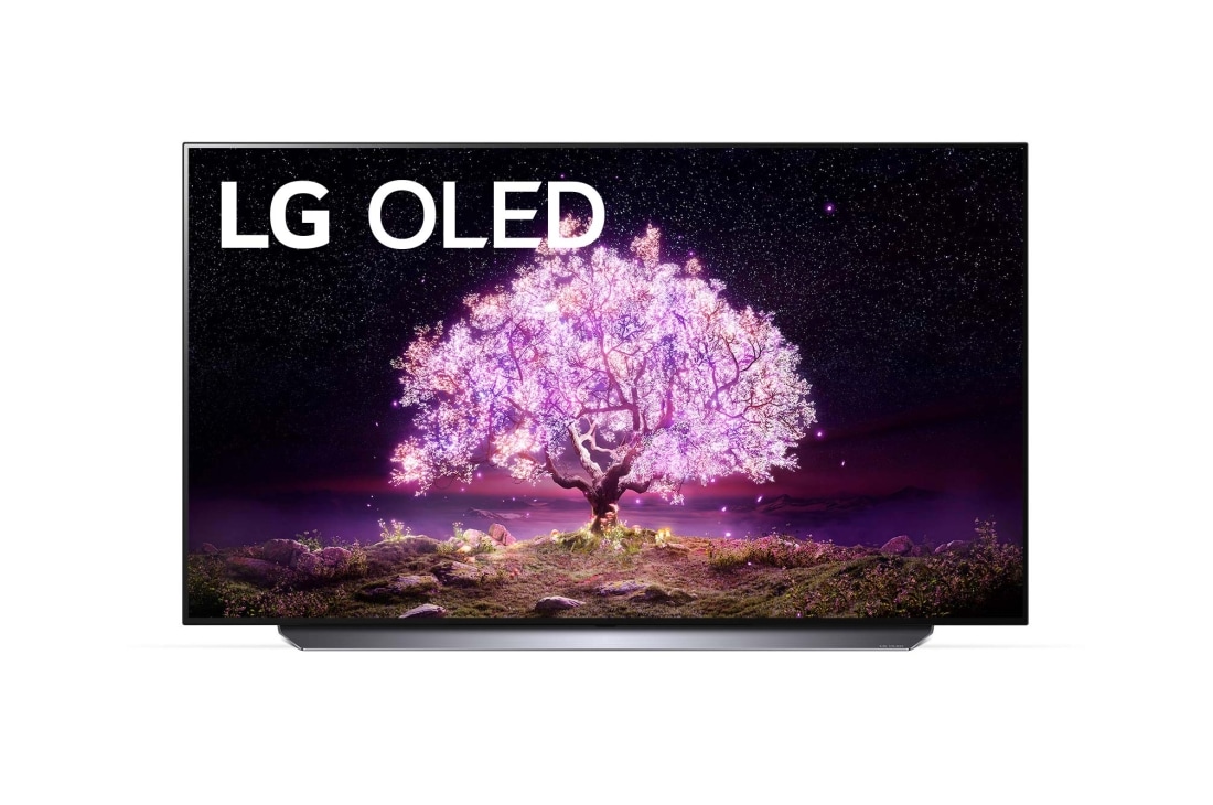 LG 48'' LG OLED TV, webOS Smart TV, front view, OLED48C11LB