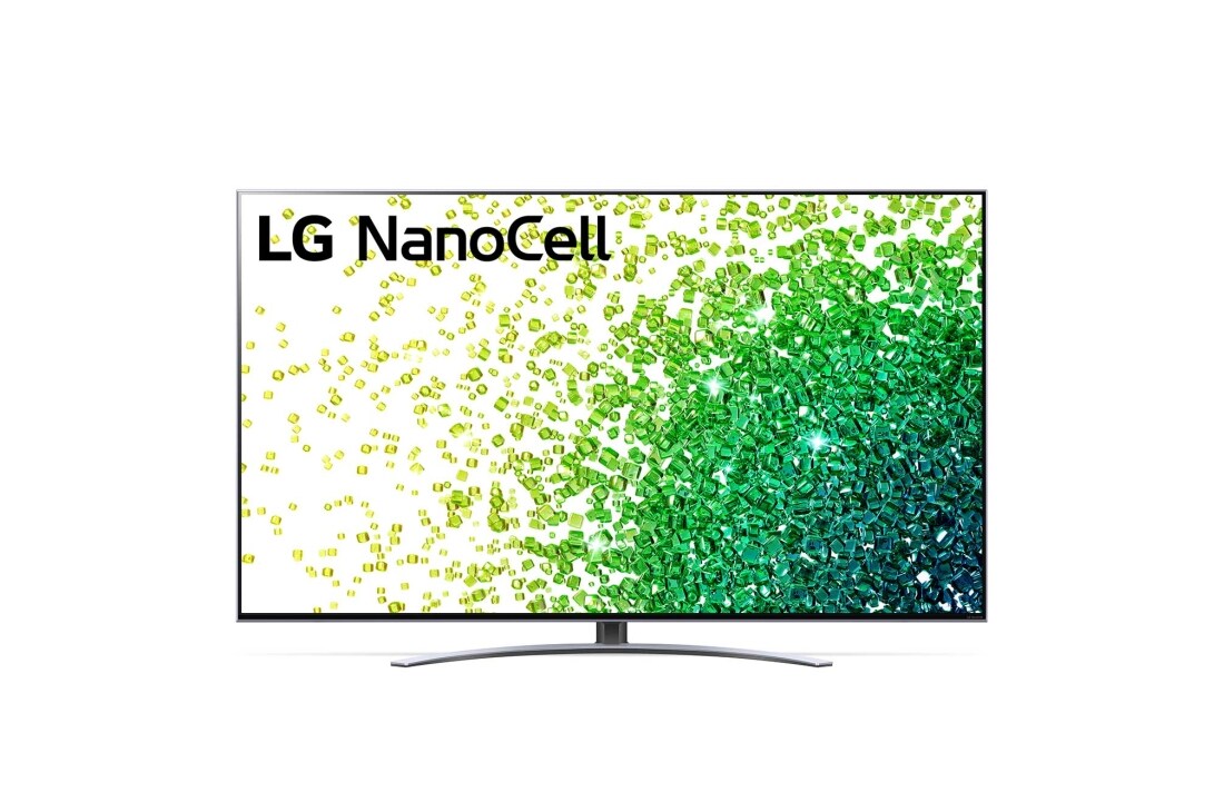 LG 50'' LG NanoCell TV, webOS Smart TV, Přední pohled na LG NanoCell TV, 50NANO883PB