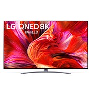 LG 65'' LG QNED Mini LED TV, webOS Smart TV, Pohled na televizor LG QNED zepředu, 65QNED963PA, thumbnail 1