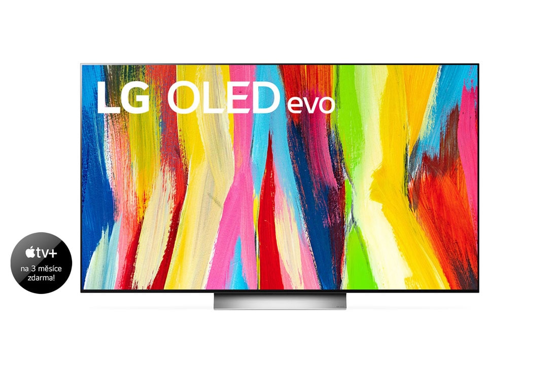 LG 77'' LG OLED evo TV, webOS Smart TV, Pohled zepředu , OLED77C22LB