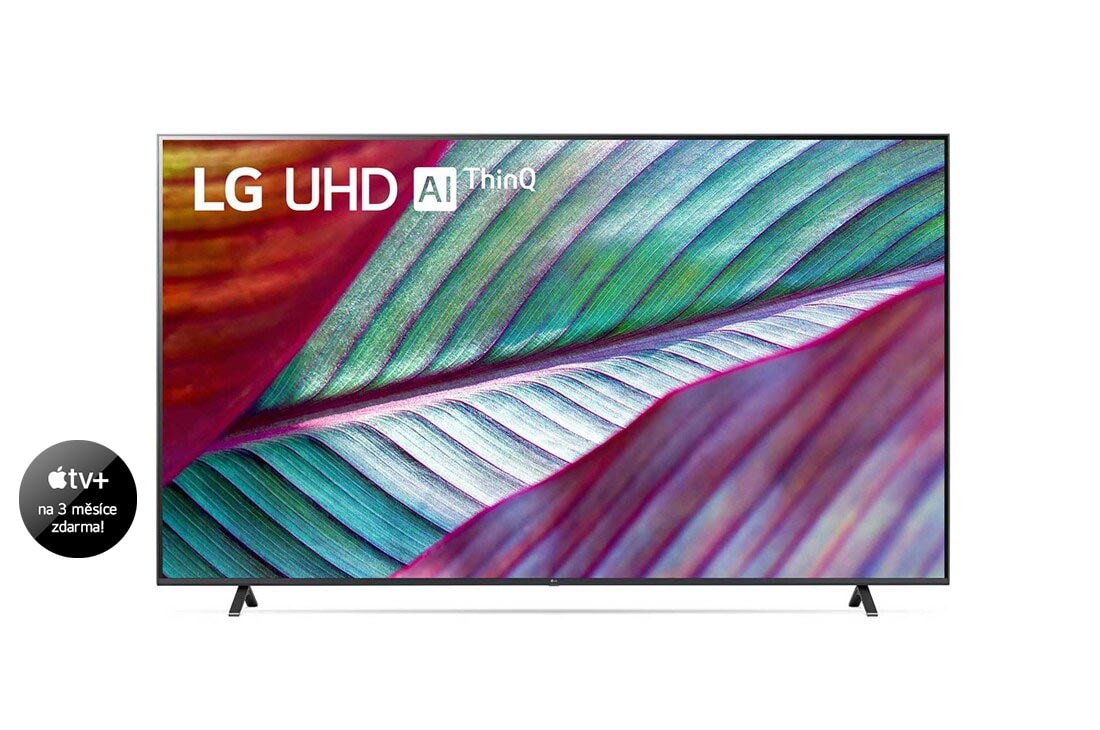 LG UHD UR78 86'' 4K Smart TV, 2023, Pohled zepředu na ultra HD televizor LG, 86UR78003LB