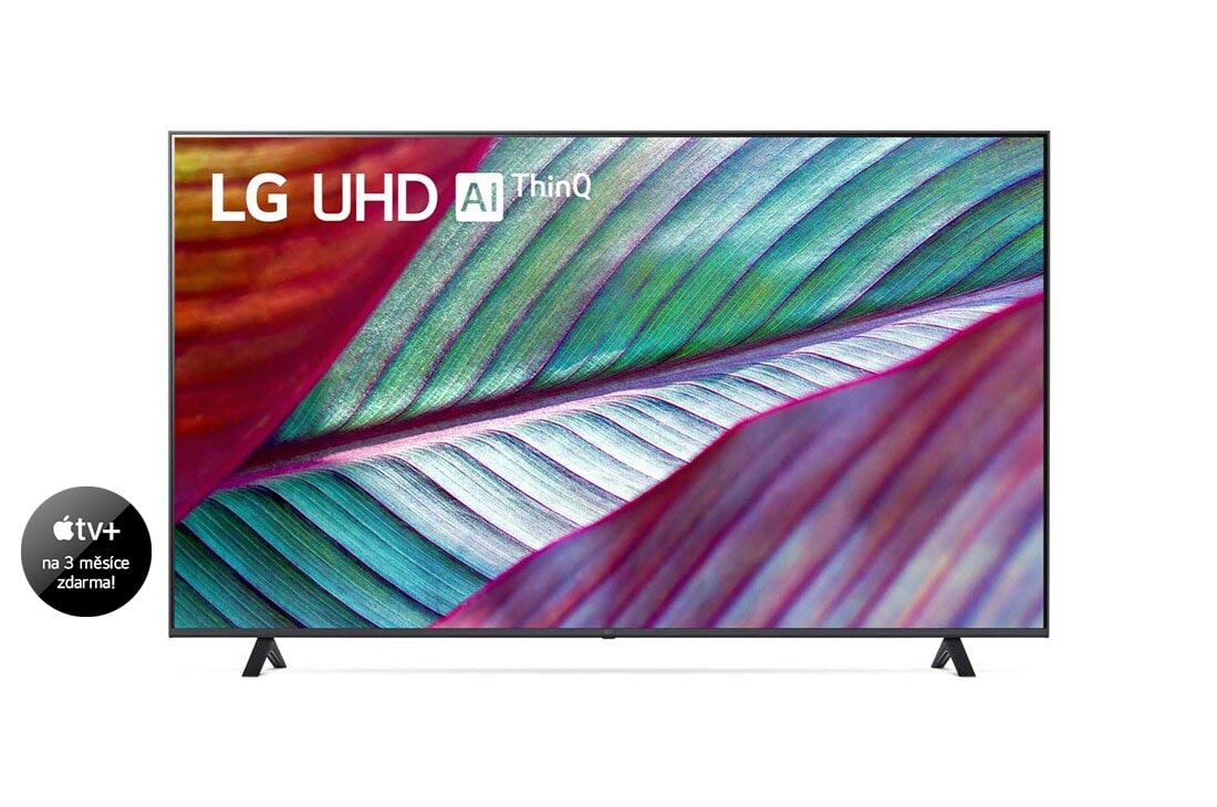 LG UHD UR78 75'' 4K Smart TV, 2023, Pohled zepředu na ultra HD televizor LG, 75UR78003LK, thumbnail 0