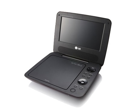 LG Přenosný DVD přehrávač LG LG DT733, až 3 hodiny, USB, Výstup na sluchátka, AV výstup, DT733