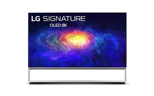 A front image of LG ZX 88 inch 8K SIGNATURE OLED TV