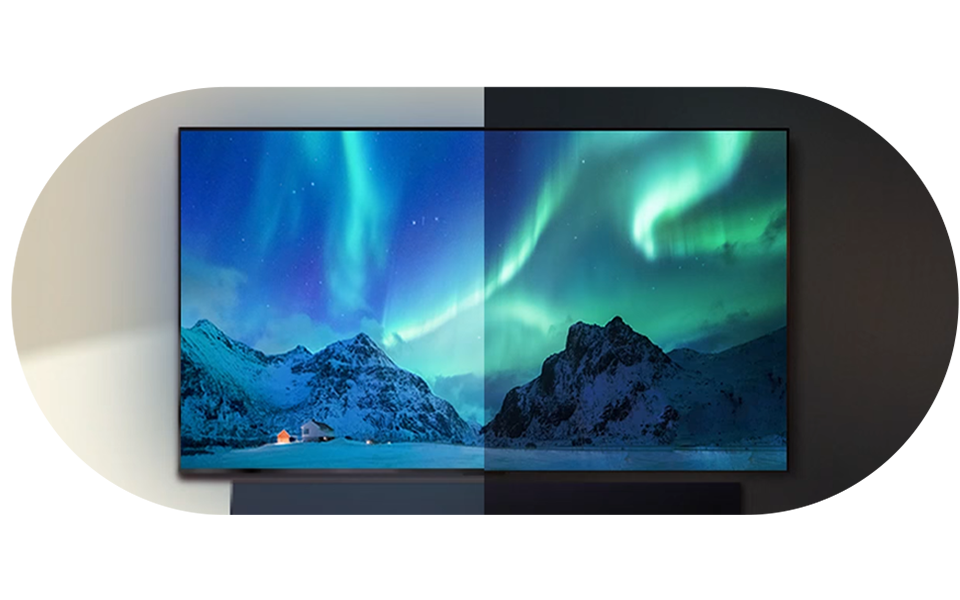 Inteligentní 4K televizor LG OLED evo AI C4 s AI Brightness, který poskytuje možnost upravit jas televizoru