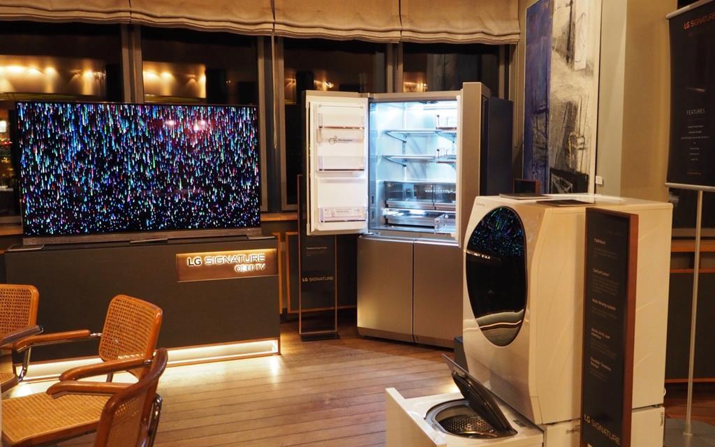 An image of lg signature urban cuisine event in Hamburg