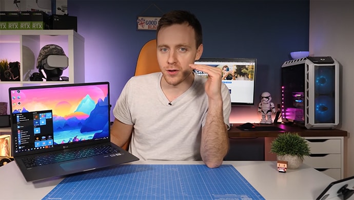 Video-Thumbnail: The Tech Chap: Das weltweit leichteste 17-Zoll-Laptop!