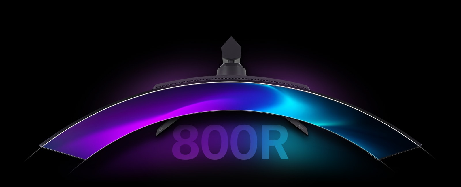 Curved-OLED-Monitor mit 800R-Krümmung und 45 Zoll im 21:9-Format