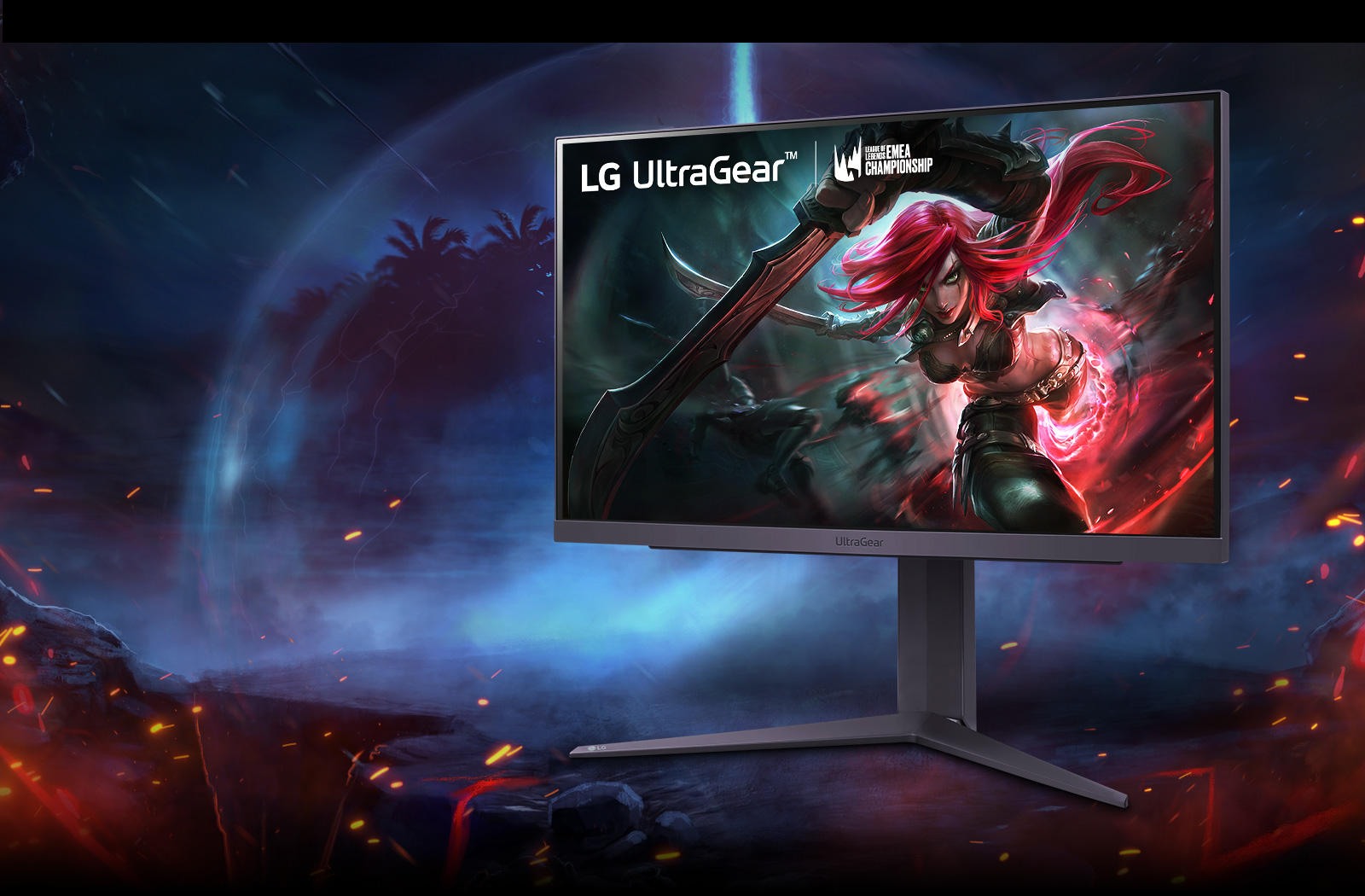 Official gaming monitor partner of the LEC