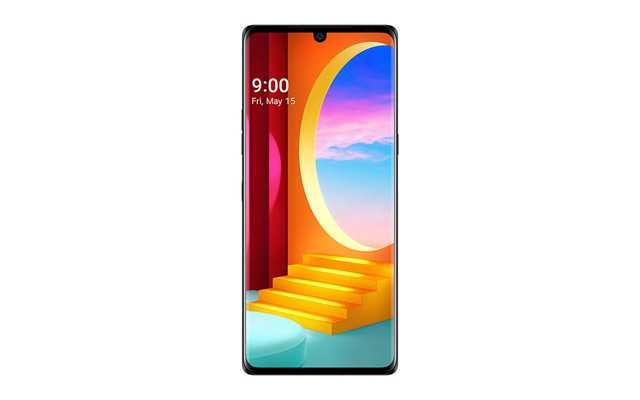 A front image of LG VELVET Black