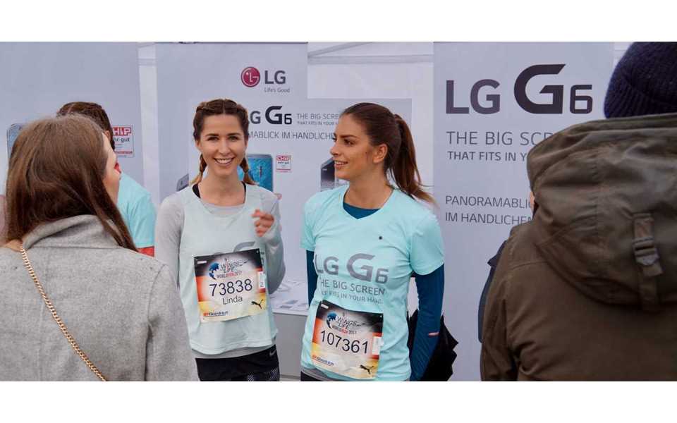 Lisa und Linda beim Wings for Life World Run 2017 #togetherwithg6
