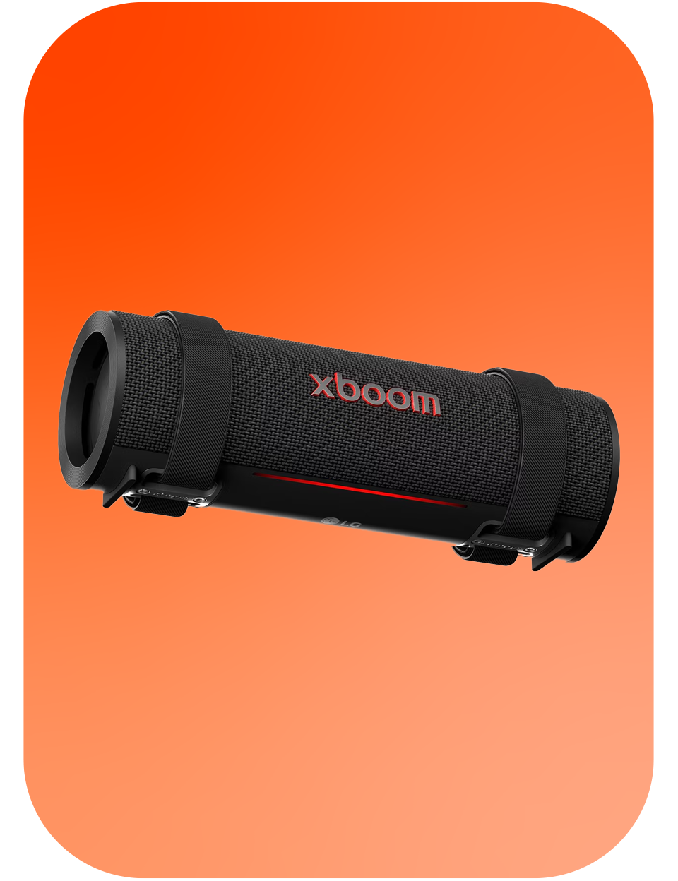 LG XBOOM Grab Go portable Bluetooth speaker, ultra-compact with strap and punchy sound