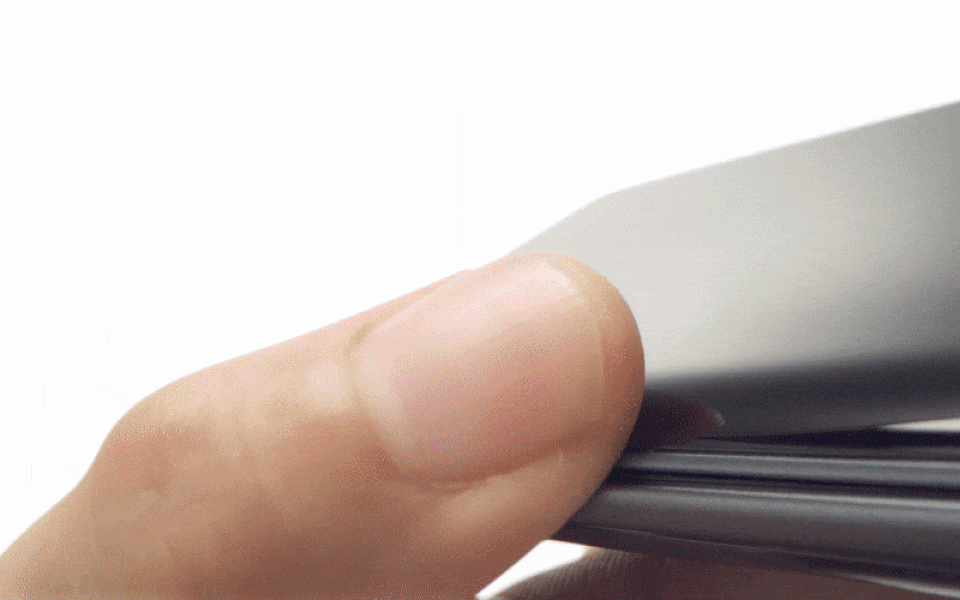 A GIF showcasing the back, front and swivel mode of the LG WING