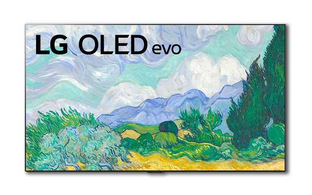 Ein Frontbild des LG OLED evo TV OLED65G19LA.